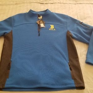 Colosseum UCLA Men's Quarter Zip Pullover Blue